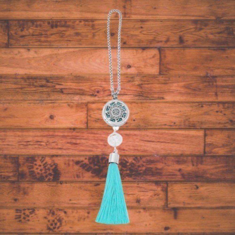 One Stainless Steel Car Essential Oil Turquoise Design
